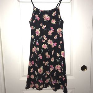 Black Floral Dress